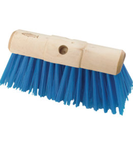 P6 - 13" Yard Broom - Blue Polypropylene (Head Only)